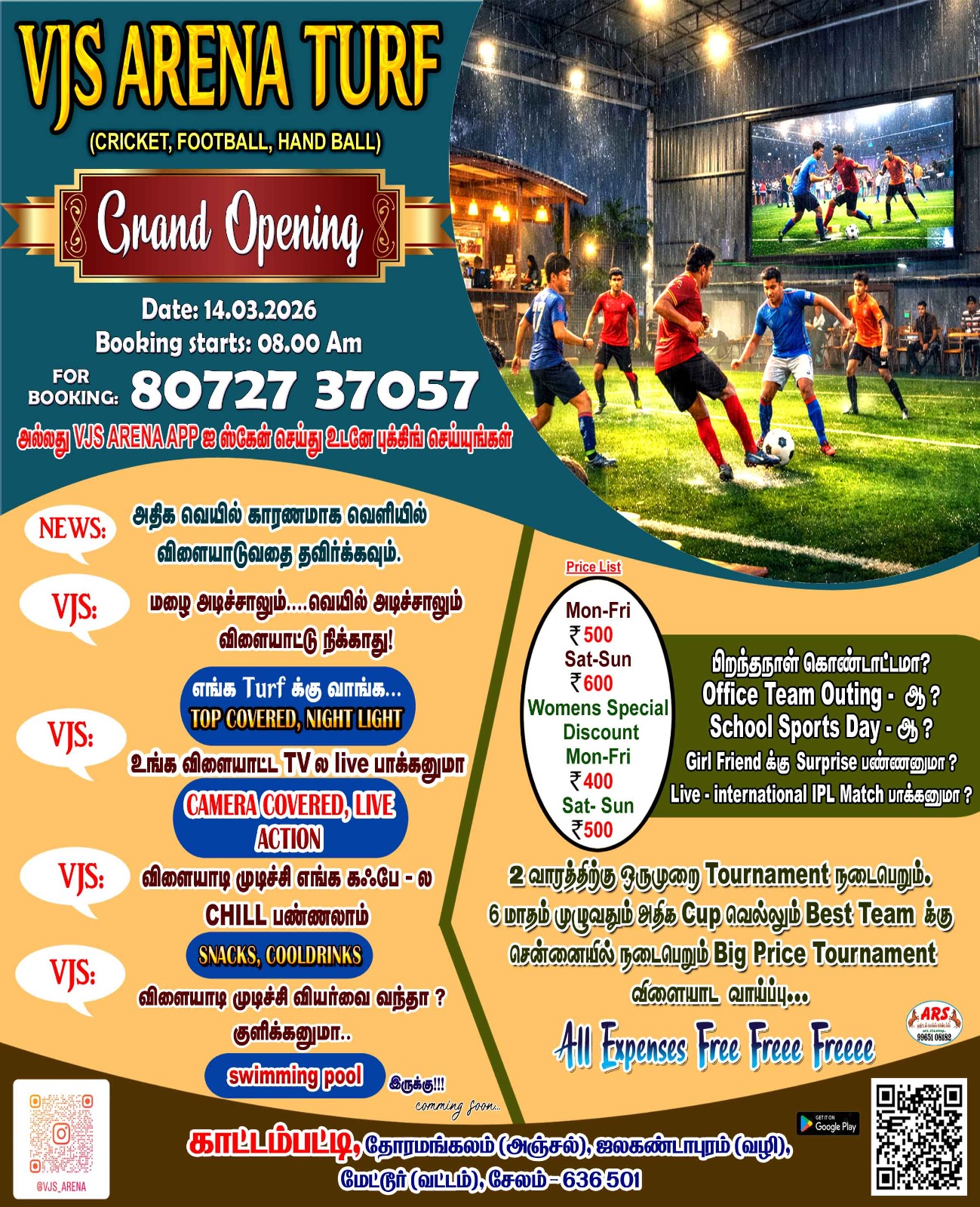 VJS Arena Grand Opening